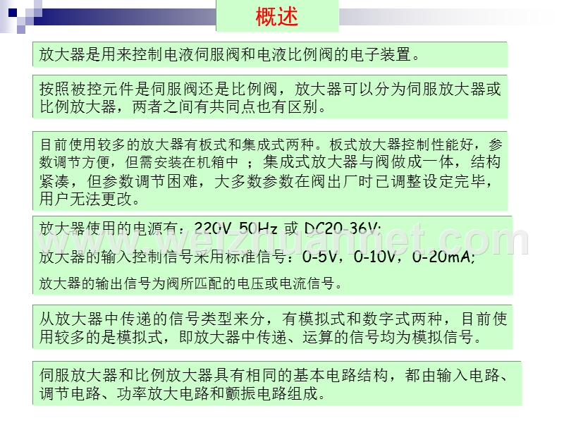 （一）伺服放大器、比例放大器、检测反馈系统.ppt_第3页