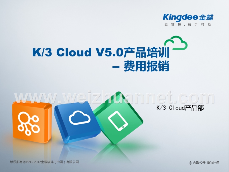 k3+cloud+v5.0产品培训-财务-费用报销.ppt_第1页