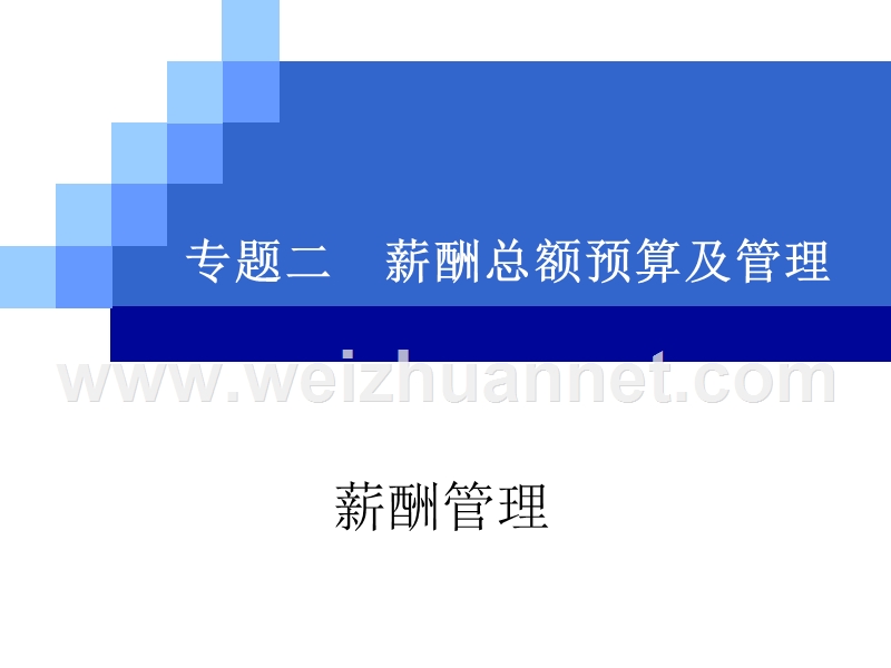 专题二薪酬总额预算及管理.ppt_第1页