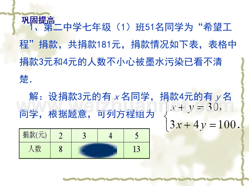 实际问题与二元一次方程组3(几何图形).ppt_第2页