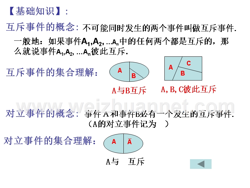 互斥事 件有一个发生的概率课件.ppt_第3页