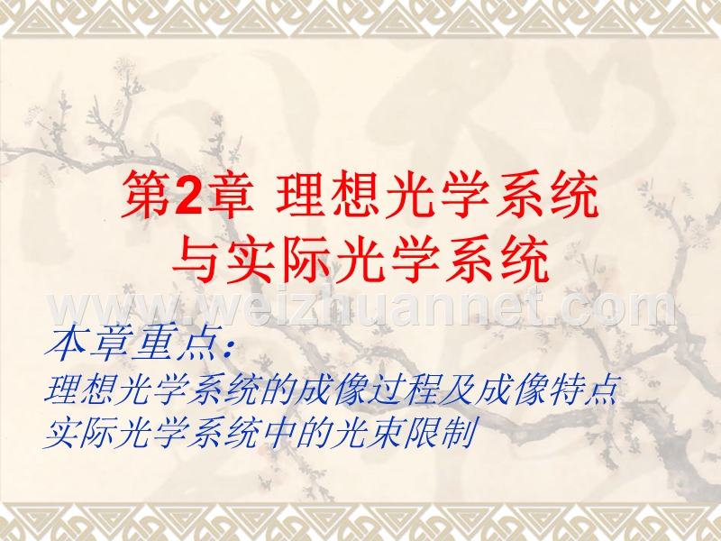 第2章-理想光学系统与实际光学系统.ppt_第1页