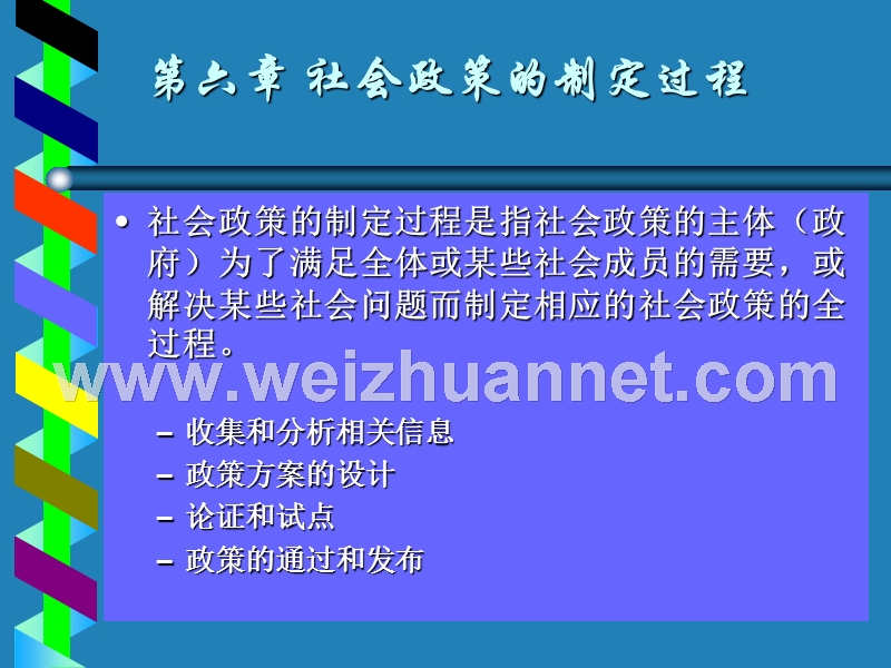 第六章-社会政策的制定过程.ppt_第1页