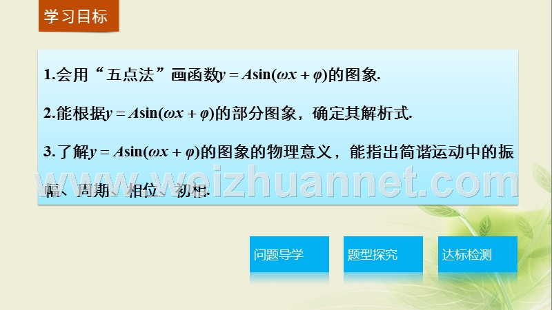 高中数学 第一章 三角函数 1.5 函数y＝asin(ωx＋φ)的图象 【二】课件 新人教a版必修4.ppt_第2页