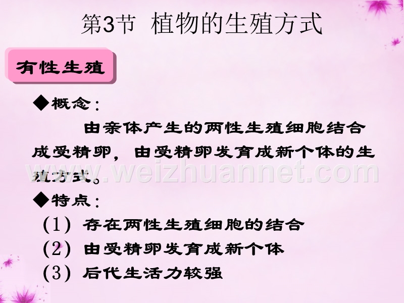 2015年秋八年级生物上册 第十九章 第三节 植物的生殖方式课件 北师大版.ppt_第3页