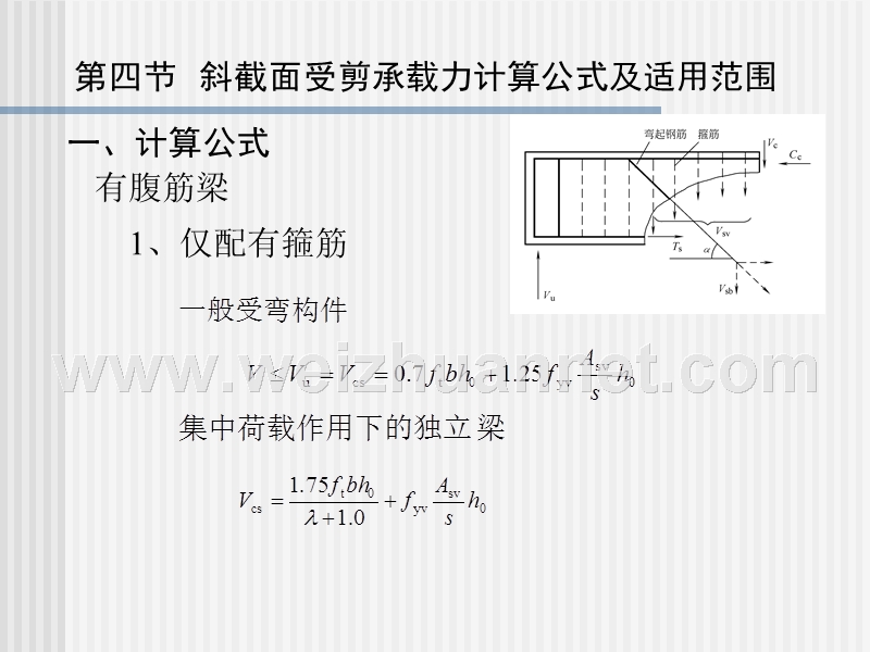 第四章-第四节--斜截面受剪承载力计算公式及适用范围.ppt_第2页