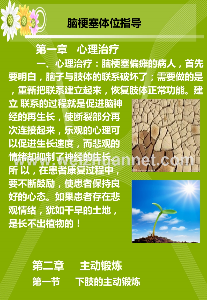 脑梗塞健康手册之体位指导.ppt_第2页