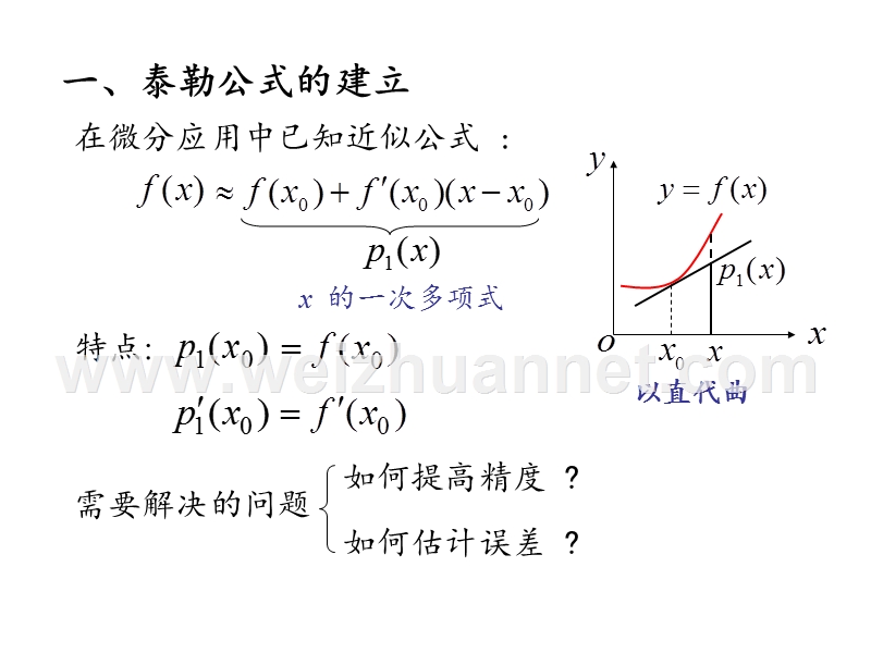 第三节：taylor公式第四节函数的单调性与凹凸性.ppt_第2页