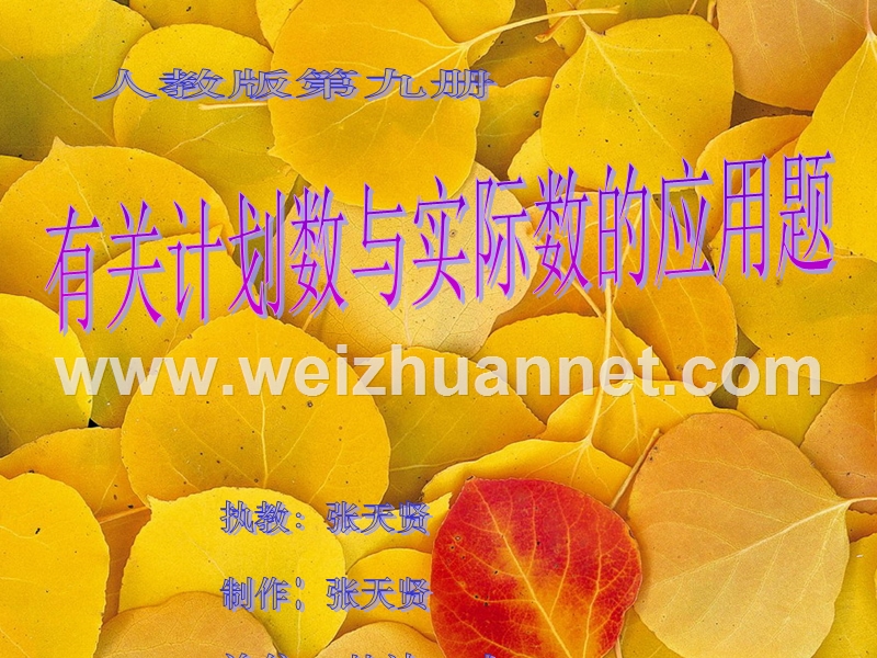 计划数与实际数.ppt_第1页