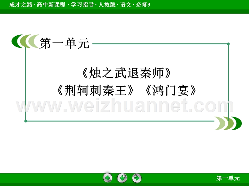 【成才之路】2015-2016届高一人教版语文必修1课件：第2单元.ppt_第2页