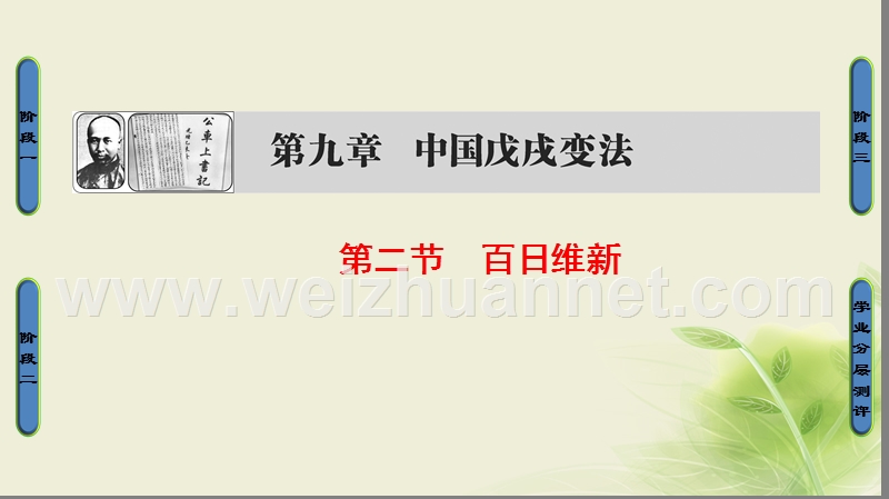 2017_2018学年高中历史第九章中国戊戌变法2百日维新课件北师大版选修1201708140178.ppt_第1页