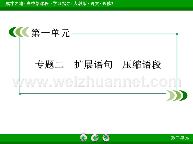 【成才之路】2015-2016高中语文人教版必修2课件：专题2.ppt_第2页