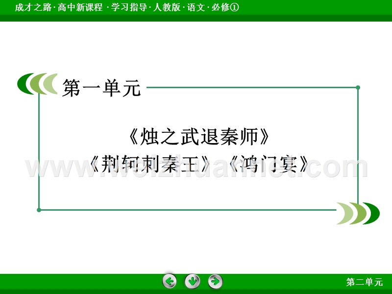 【成才之路】2016年秋高中语文必修1（人教版）同步课件：第2单元.ppt_第2页