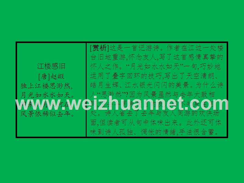 【测控指导】2015-2016学年高二语文人教版必修5课件：10谈中国诗.ppt_第2页