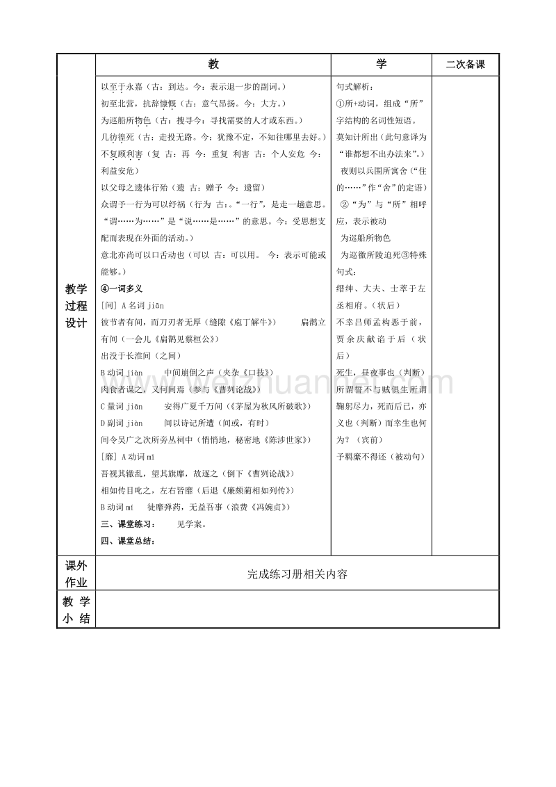 江苏省徐州市贾汪区建平中学语文（苏教版）必修三：第二专题 指南录后序二.doc_第2页