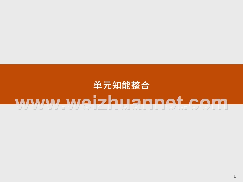 赢在课堂指导2016秋语文人教必修1课件：单元知能整合3 .ppt_第1页