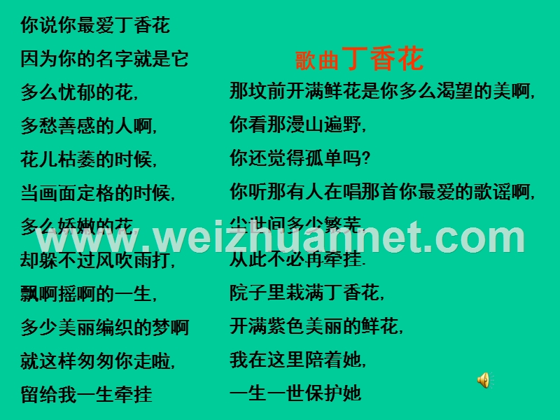 语文：人教新课标版必修一精品备课选集 《雨巷》课件.ppt_第2页