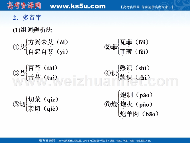 2017年卓越学案高中同步导学案·语文——（人教版必修1）讲义：第一单元 3大堰河——我的保姆.ppt_第3页