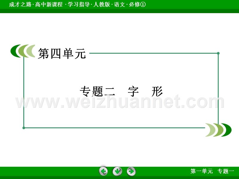 【成才之路】2016年秋高中语文必修1（人教版）同步课件：专题2.ppt_第3页