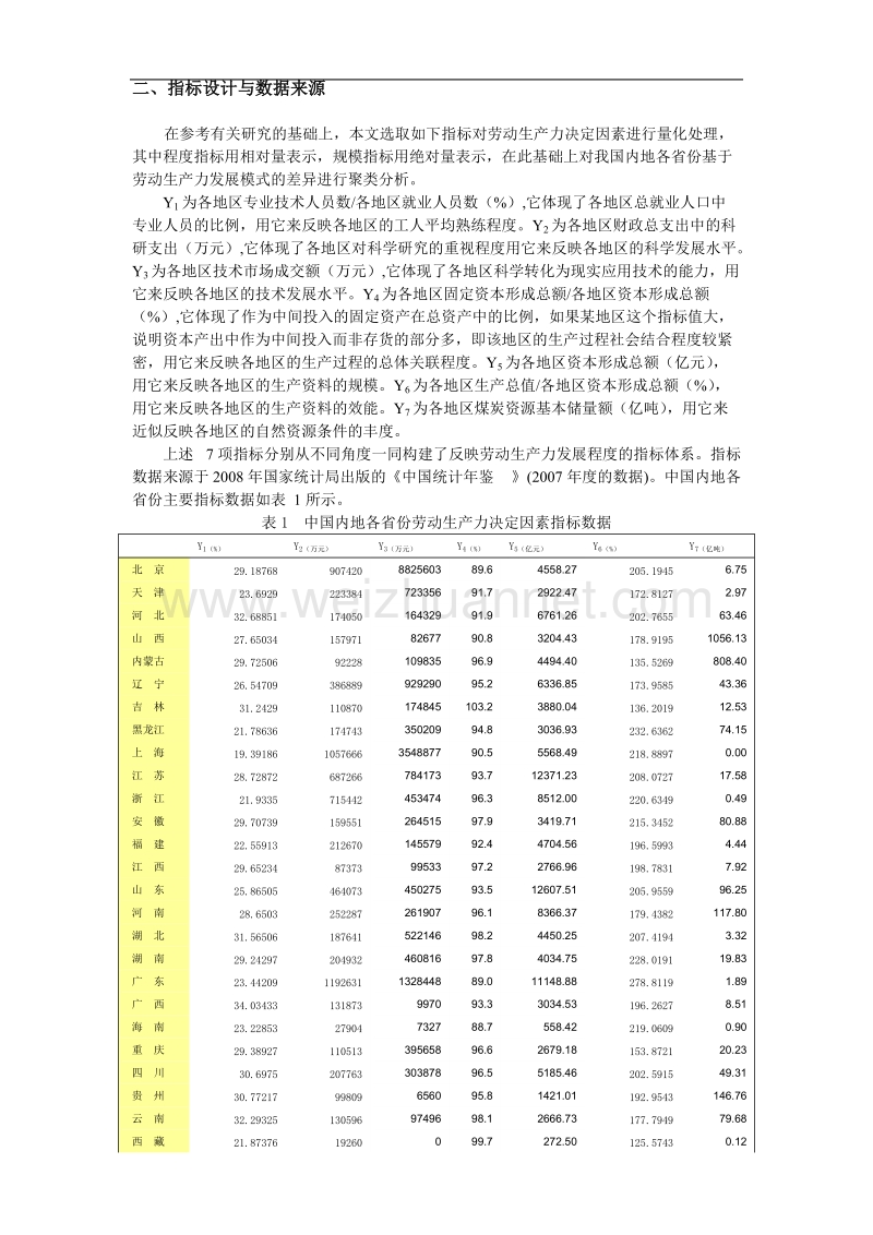 我国内地劳动生产力区域结构的马克思主义经验分析.doc_第2页