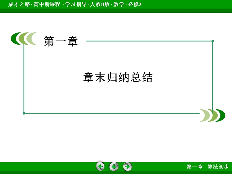 【成才之路】高中数学人教b版必修3配套课件：1章末归纳总结.ppt_第3页