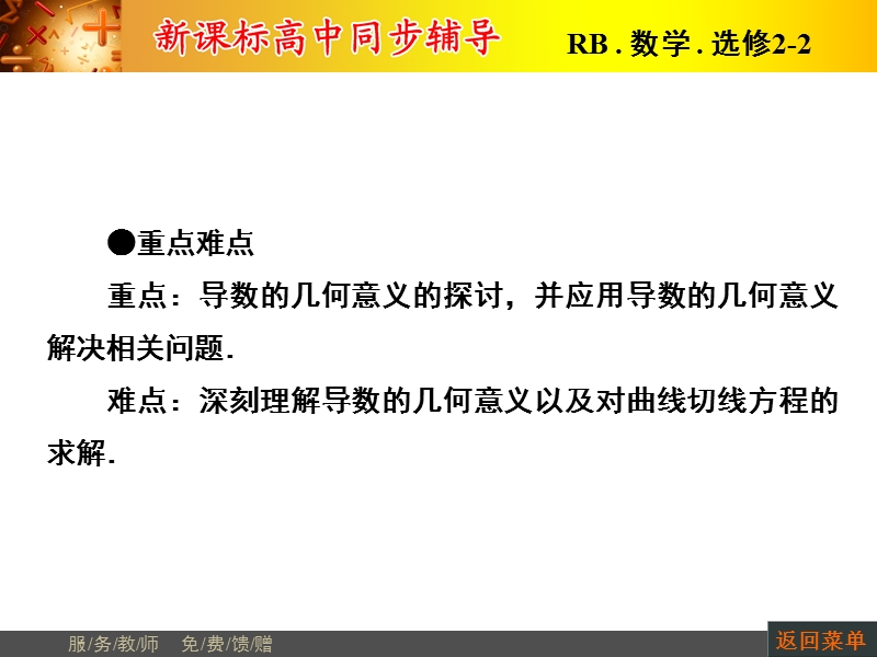 【非常学案】高二数学人教b版选修2-2课件：1.1.3导数的几何意义.ppt_第3页