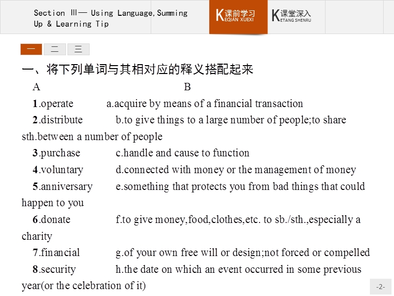 【测控设计】高二英语人教版选修7课件：4.3 using languagesumming up & learning tip.ppt_第2页