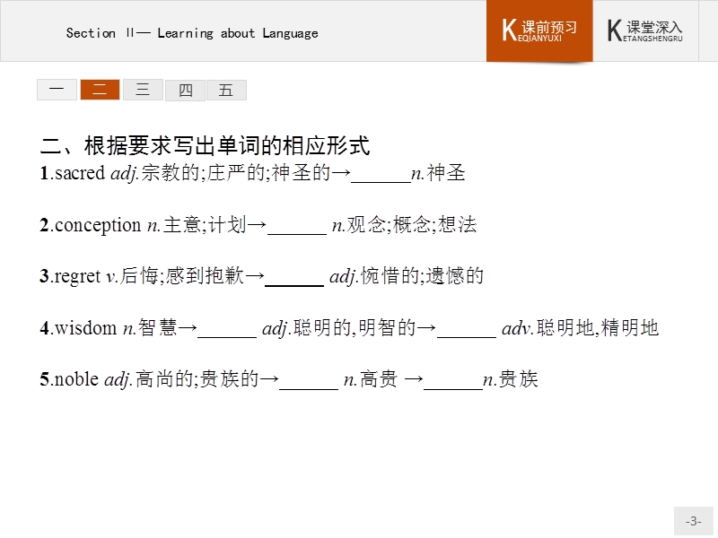 【测控指导】高二英语人教版选修9课件：1.2 learning about language.ppt_第3页