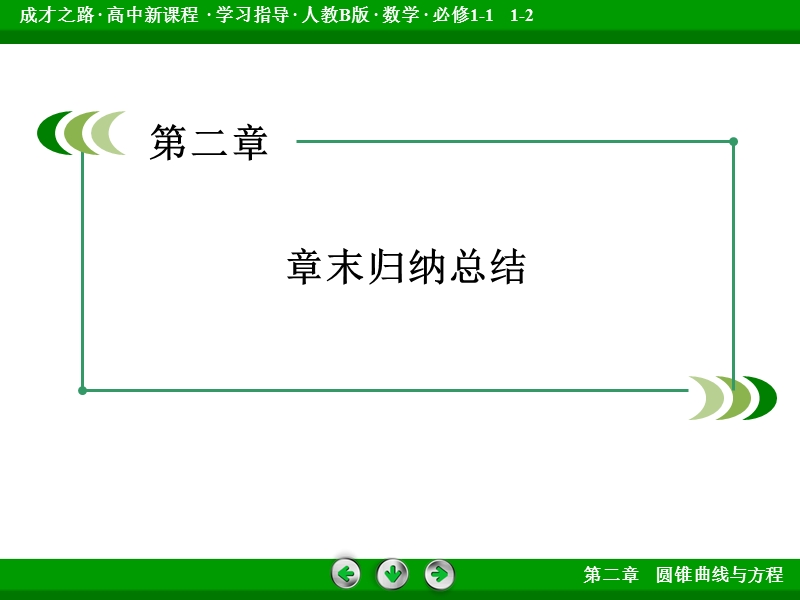 【成才之路】高中数学人教b版选修1-1配套课件：2章归纳总结.ppt_第3页