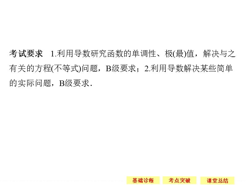 《创新设计》数学一轮（理科）江苏专用配套精品课件第三章 导数及其应用 3-3.ppt_第2页