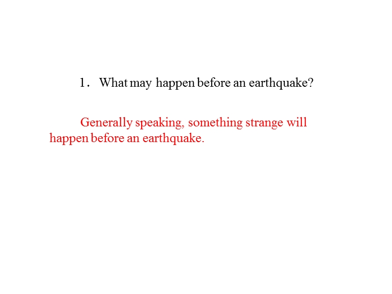 高一英语必修1同步辅导与检测课件：unit4 earthquakes 第1学时.ppt_第3页