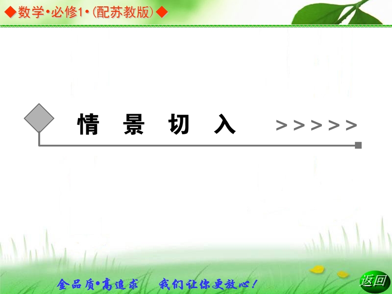 【金版学案】高中数学必修1（苏教版）：2.1.3 同步辅导与检测课件.ppt_第2页