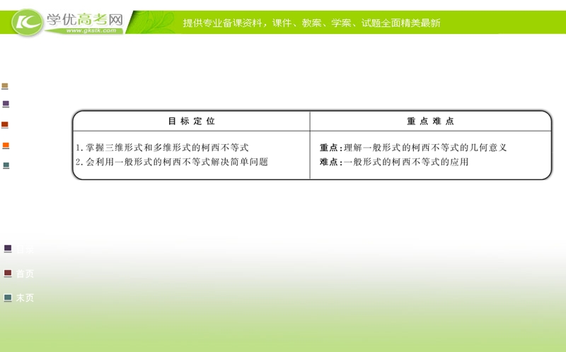 高中数学人教a版选修4-5配套课件：第三讲 二 一般形式的柯西不等式.ppt_第2页