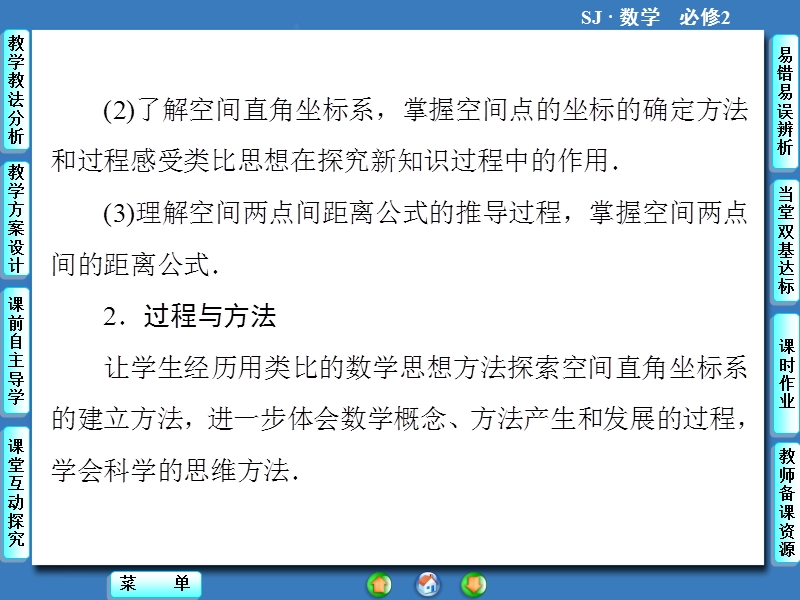 【课堂新坐标，同步教学参考】高中苏教版  数学课件必修二 第2章2.3.ppt_第2页