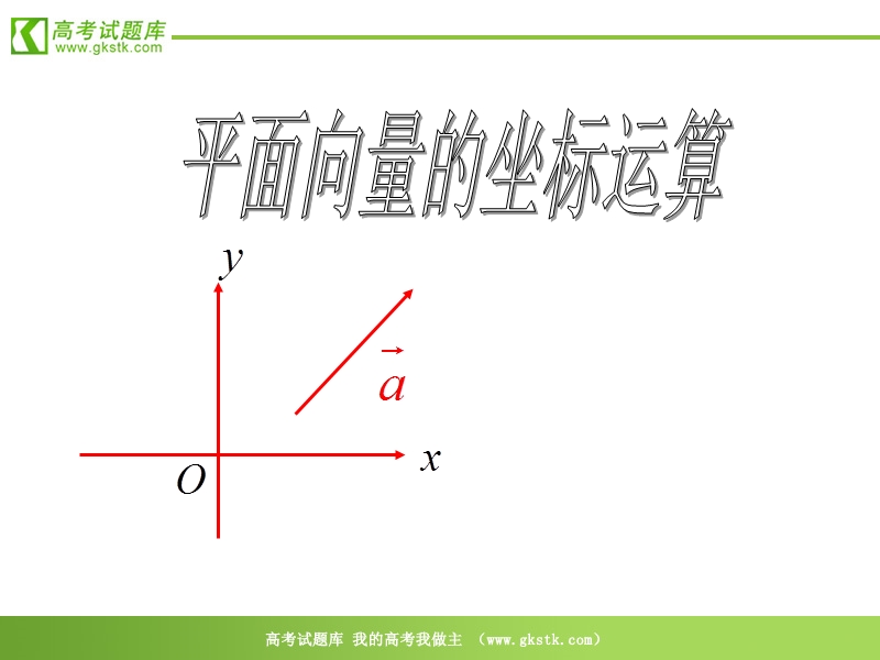 数学新人教b版必修4精品课件：2.2《向量的分解与向量的坐标运算》.ppt_第1页