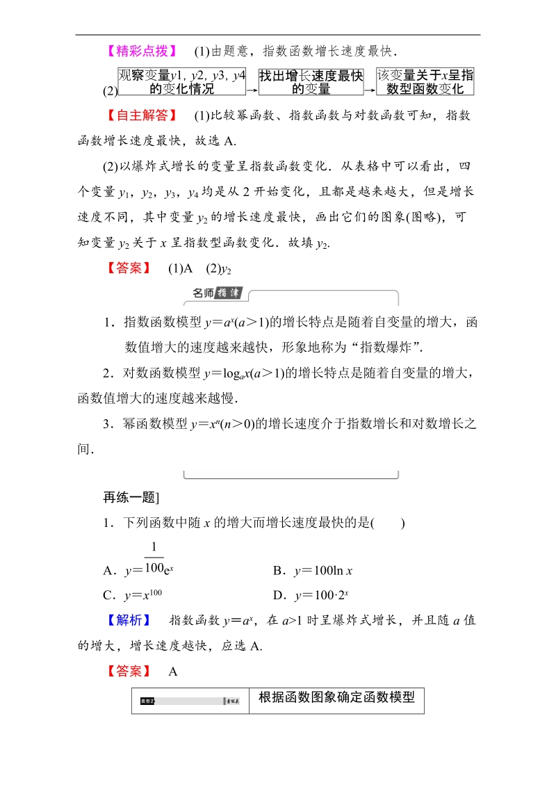 【课堂新坐标】2018版高中数学（人教b版必修一）教师用书：第3章3.4函数的应用（ⅱ） word版含解析.doc_第3页