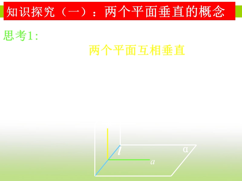 浙江省高中数学人教a版必修2《平面与平面垂直》课件.ppt_第2页