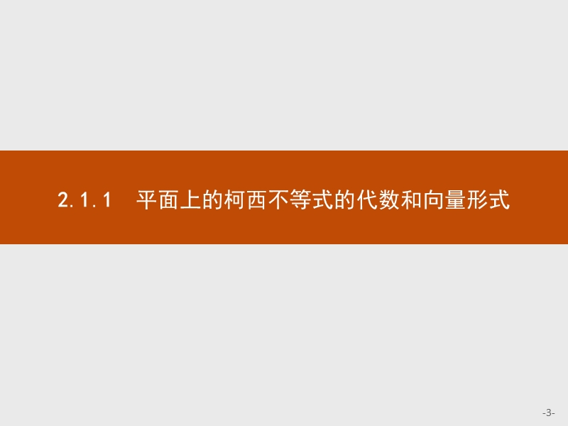 【测控指导】高中数学人教b版选修4-5课件：2.1.1 平面上的柯西不等式的代数和向量形式.ppt_第3页