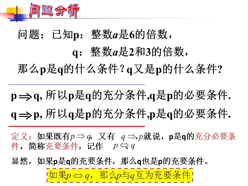 内蒙古高中数学人教a版选修2-1课件：1.2.2充要条件 （共11张ppt）.ppt_第3页