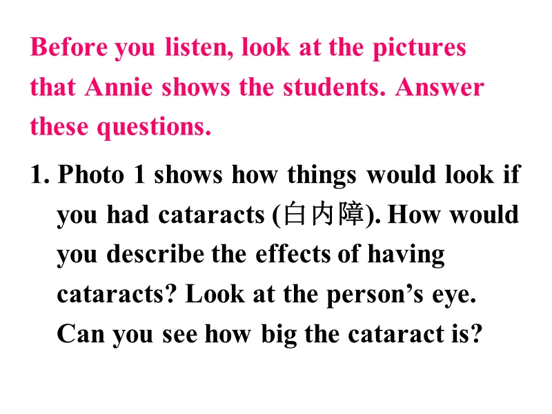 unit 4 sharing（listening task）课件（新人教版选修7）.ppt_第3页