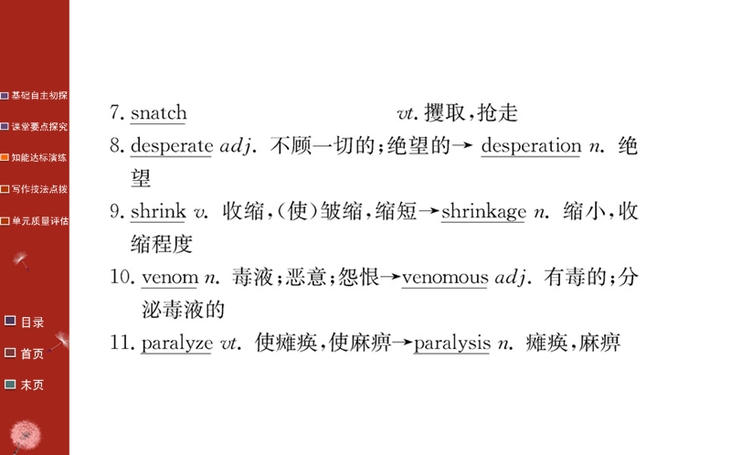 《名校学案》高中英语人教版（选修九）课件：unit 3 using language.ppt_第3页