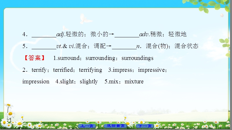 2018版高中英语（人教版）必修3同步课件：unit 5 单元尾 核心要点回扣.ppt_第3页