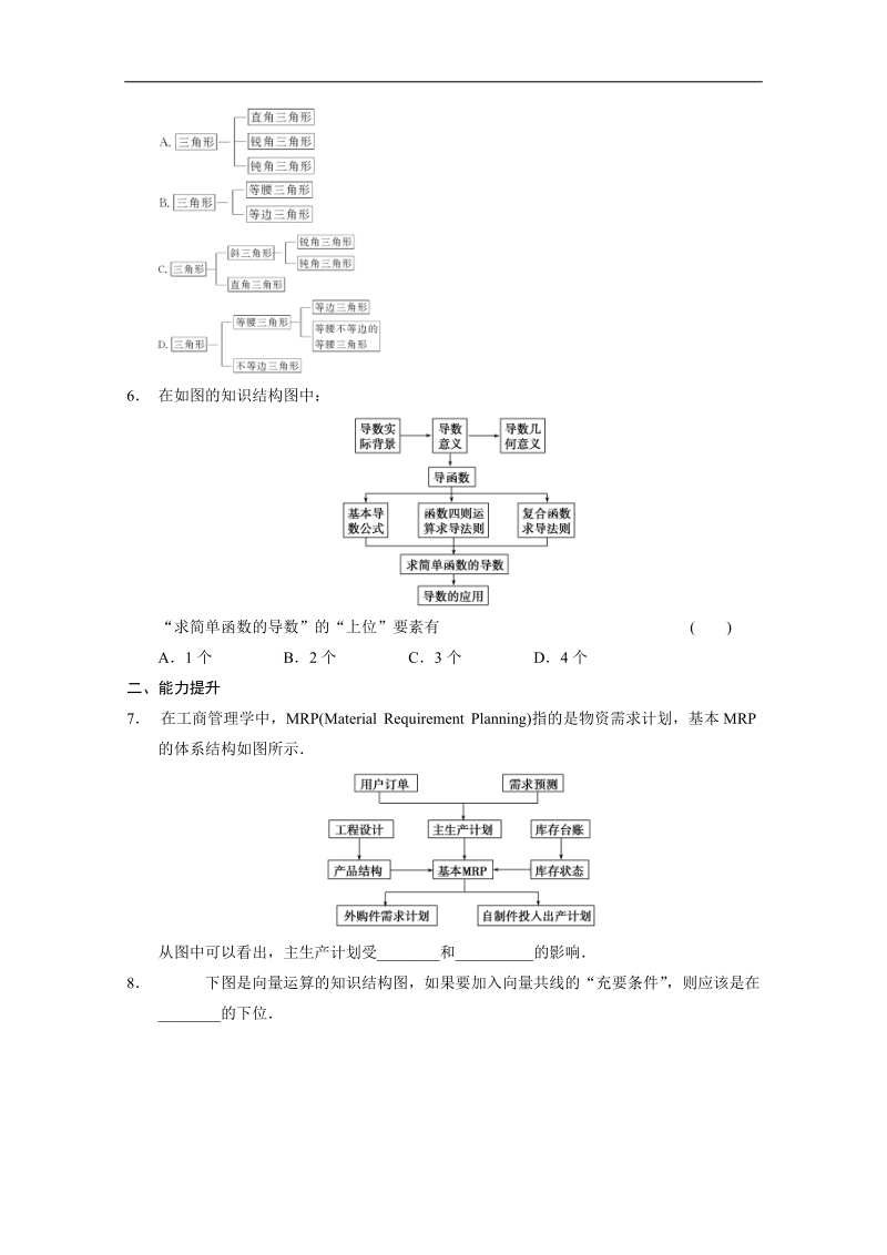 高中数学(人教a版选修1-2)同步检测：第4章 框图 4.2 .doc_第2页