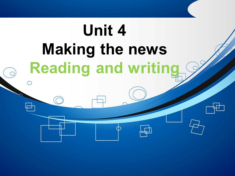 高二人教版新课标英语必修5课件：unit 4 making the news period 4 using language .ppt_第1页