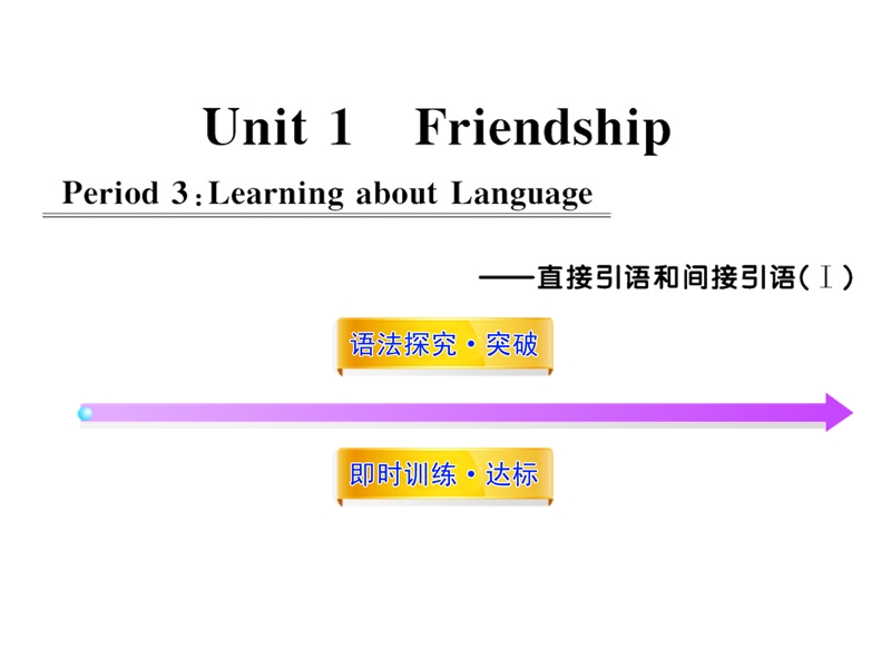 【金识源】－学年高中英语新人教版课件必修1 unit1 《friendship》period3课时.ppt_第1页