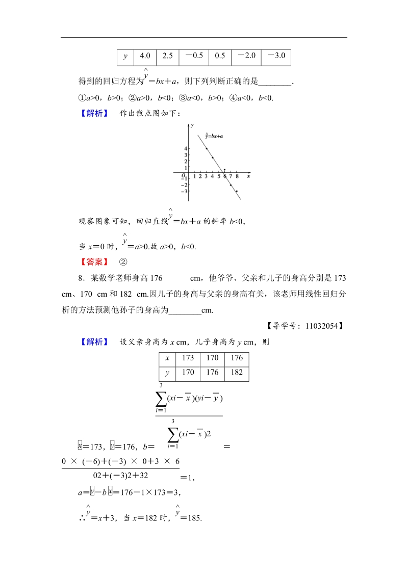 【课堂新坐标】2018版高中数学（苏教版必修三）学业分层测评：第2章 统计16 word版含解析.doc_第3页