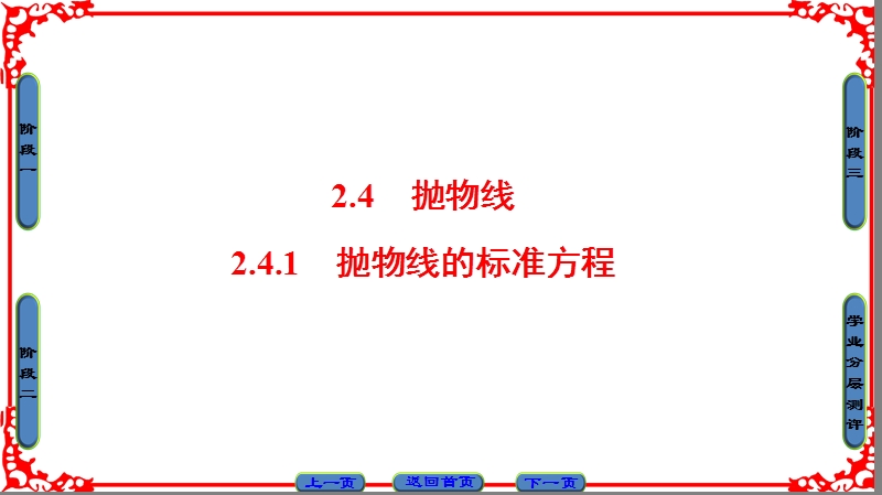 【课堂新坐标】高中数学苏教版选修1-1课件：第2章 2 4 1.ppt_第1页