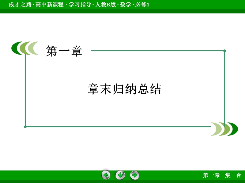 【成才之路】届高一人教b版数学必修1课件：章末归纳总结1.ppt_第3页