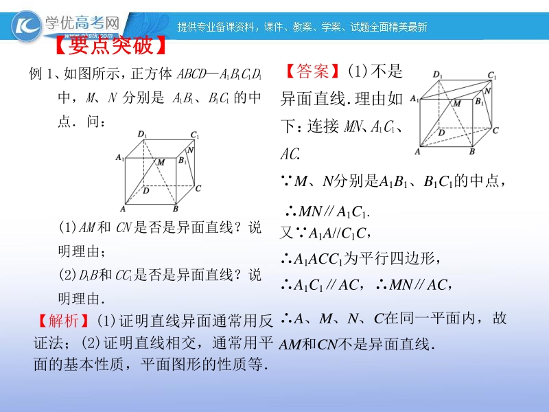 高一下学期数学课件：空间点、直线、平面之间的关系.ppt_第2页