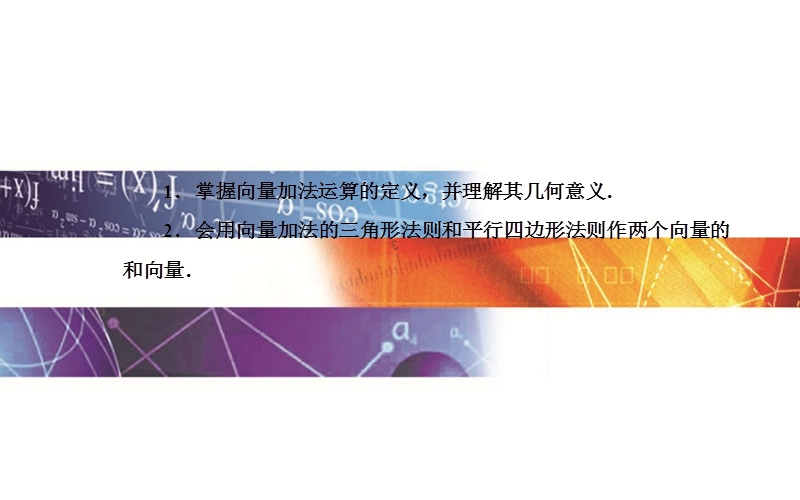 【金版学案】高中数学苏教版必修四同步课件：2. 2.1 《向量的加法》.ppt_第3页